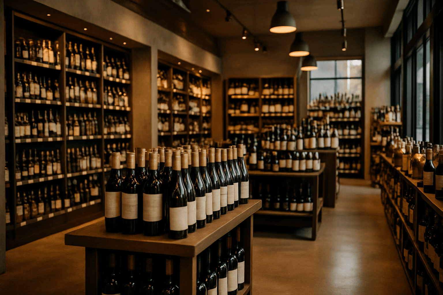 Professional photograph illustrating modern retail store interior — cover image for "Distributor Consolidation in Action: How Liquor Retailers Can Use AI to Map the Post-RNDC Landscape Before Signing New Deals" on LiquorChat