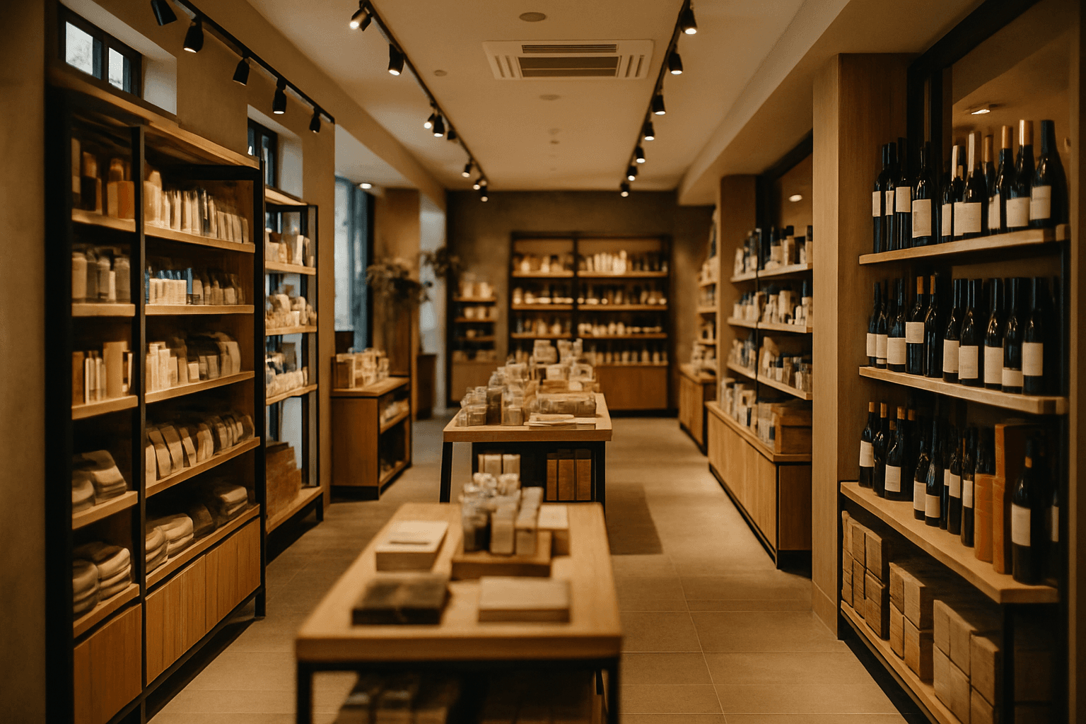 Professional photograph illustrating modern retail store interior — cover image for "World Cup 2026 Ready: What Budweiser's Haaland/Klopp Push and Taittinger's Champagne Extension Signal for Retailer Event-Planning Strategy" on LiquorChat