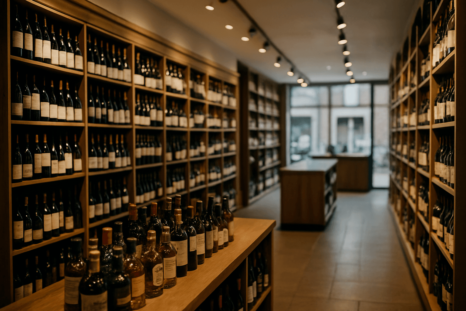 Professional photograph illustrating modern retail store interior — cover image for "The Compliance Blindspot: How AI Regulatory Monitoring Tools Help Liquor Retailers Track State-by-State SKU Restrictions, Licensing Changes, and Tax Updates Without a Legal Team" on LiquorChat