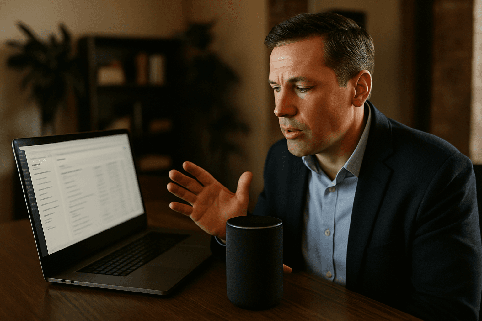 Professional photograph illustrating AI voice reorder system — cover image for "60-Second Tactic: Set Up an AI-Powered Voice Reorder Flow So Your Best Accounts Can Replenish by Simply Saying What They Need" on LiquorChat