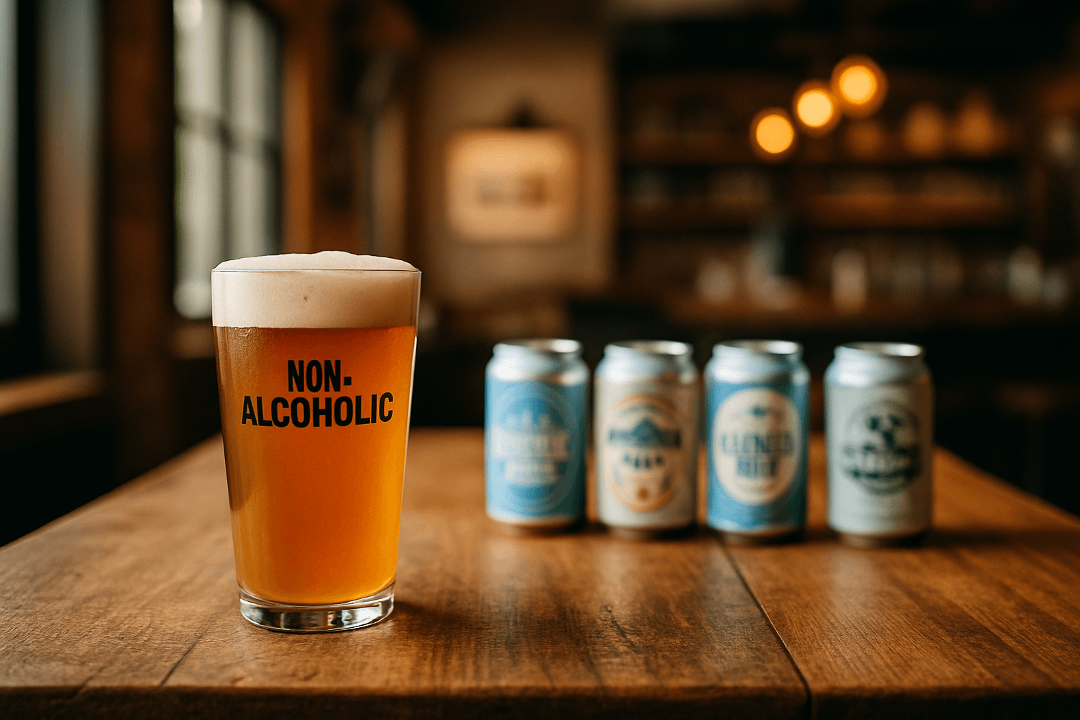 Professional photograph illustrating non-alcoholic beer market trends 2026 — cover image for "10 Insights From Crazy Mountain's Major NA Beer Investment That Should Shape Your Shelf Strategy in 2026" on LiquorChat