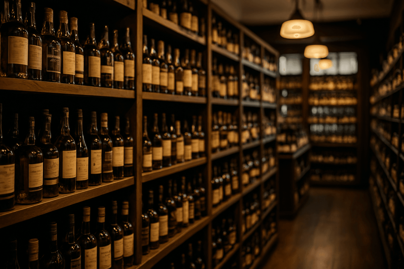 Professional photograph illustrating upscale liquor store interior with premium spirits — cover image for "7 Ways California's World Beer Cup Win Changes the Shelf Opportunity for US Liquor Stores" on LiquorChat