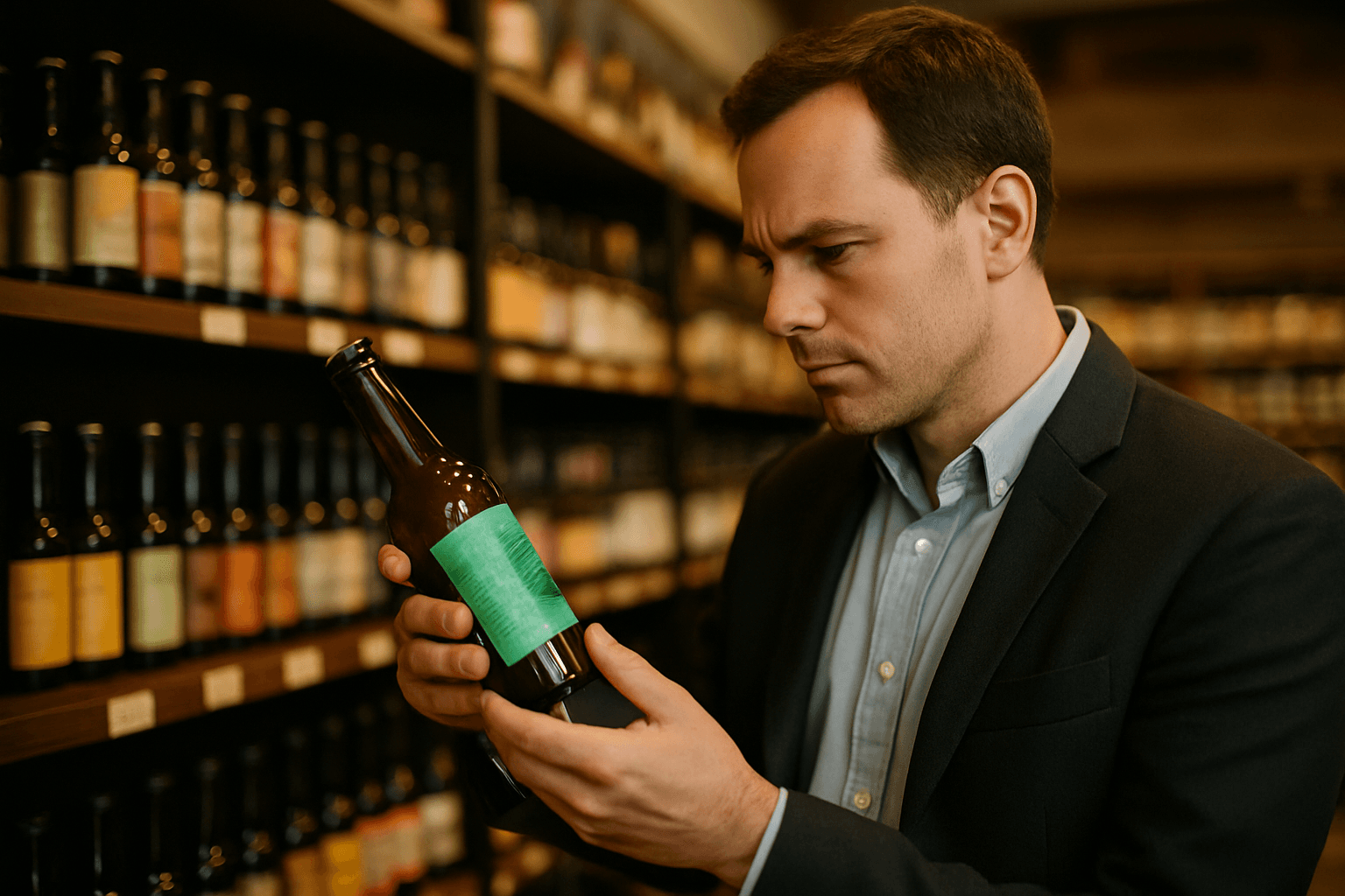 Professional photograph illustrating brand refresh — cover image for "7 Shelf Strategy Moves Every Liquor Store Should Make After Hoplark's Comprehensive Brand Refresh" on LiquorChat