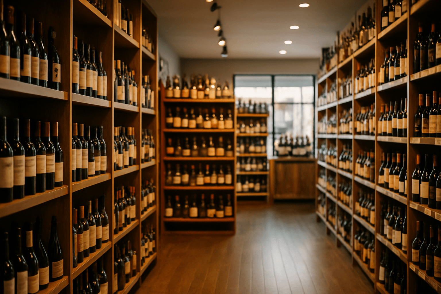 Professional photograph illustrating modern retail store interior — cover image for "7 AI Inventory Strategy Moves Every Small-to-Mid-Size Liquor Retailer Should Make After Costco's Deschutes Exit" on LiquorChat