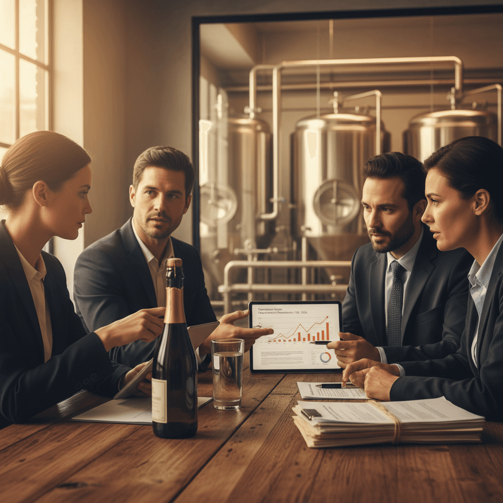 Professional photograph illustrating AI compliance beverage regulated industries — cover image for "Building AI Guardrails for Regulated Industries: Compliance-First Automation in Beverage" on LiquorChat