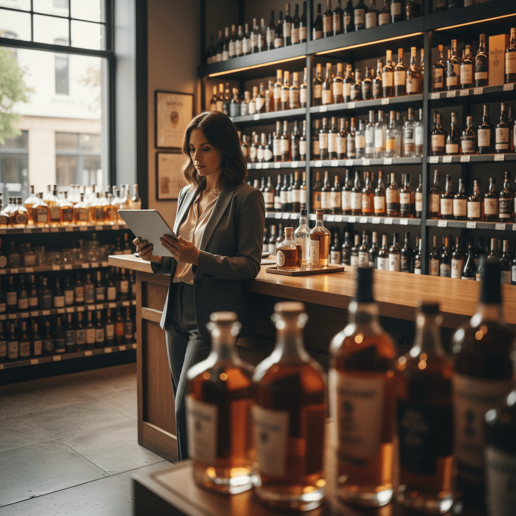 Professional photograph illustrating prompt engineering liquor store AI — cover image for "Prompt Engineering for Business: How to Talk to AI So It Actually Helps Your Liquor Store" on LiquorChat