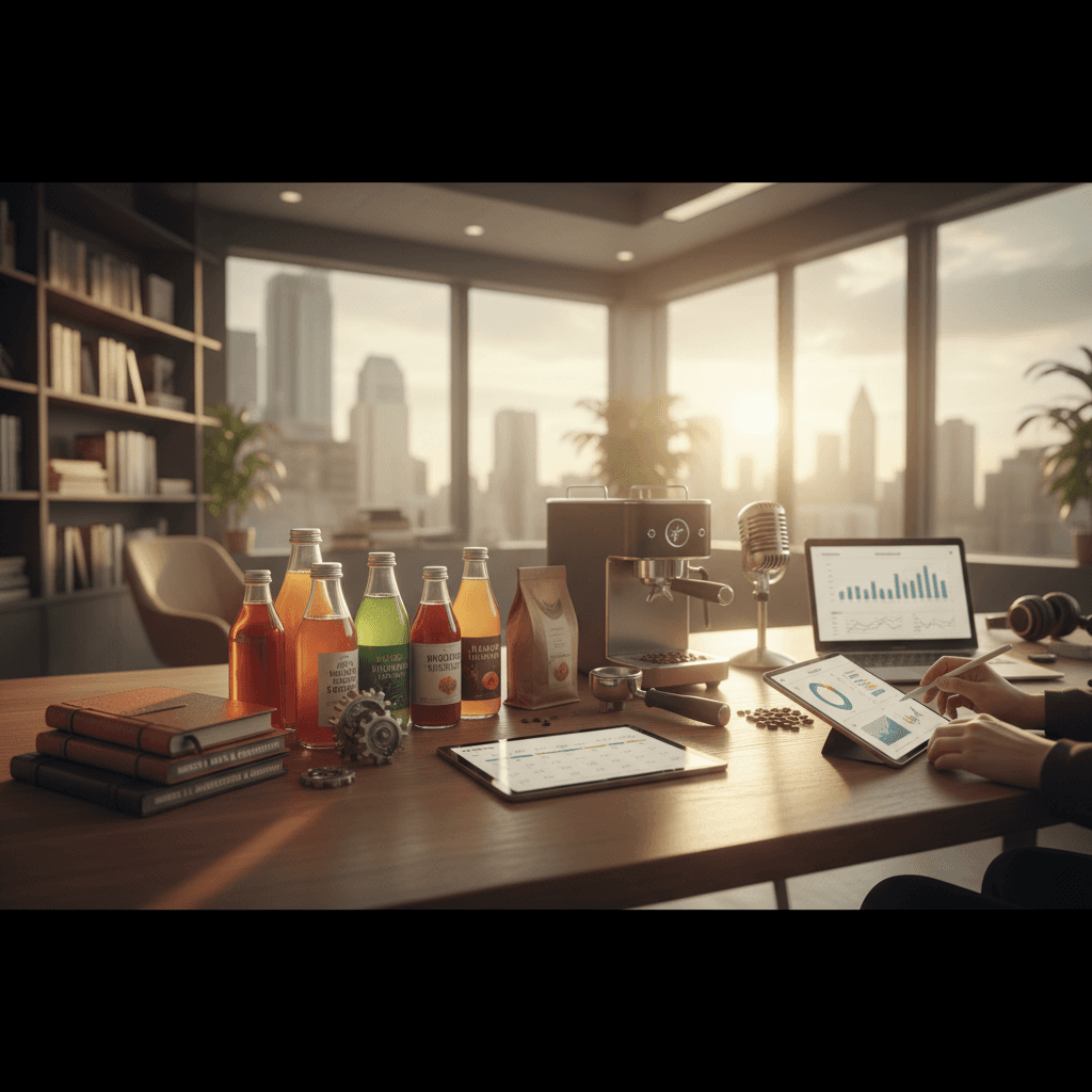 Professional photograph illustrating 90 day AI roadmap beverage business — cover image for "The 90-Day AI Roadmap for Beverage Businesses: From Zero to Automated" on LiquorChat