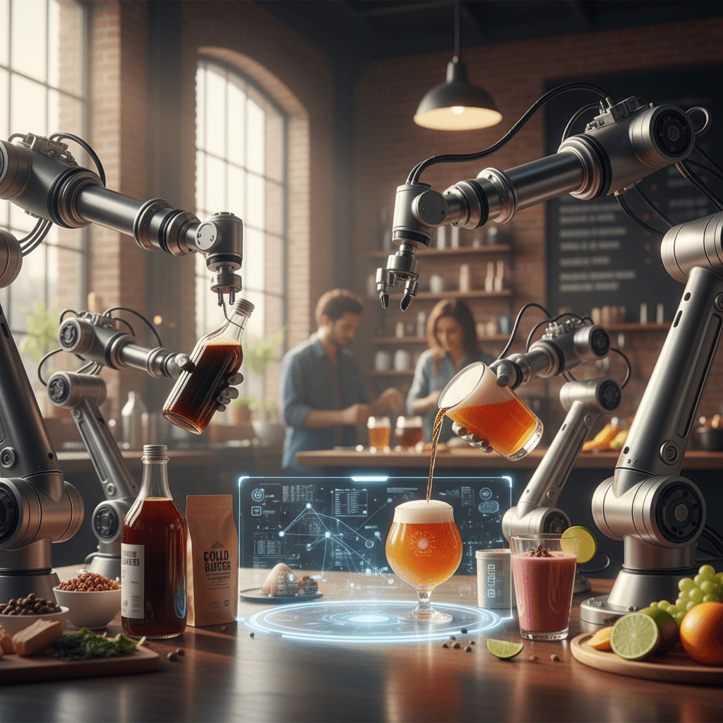 Professional photograph illustrating AI multi-agent swarm beverage business — cover image for "AI Swarm Architecture: When One Agent Is Not Enough for Your Beverage Business" on LiquorChat